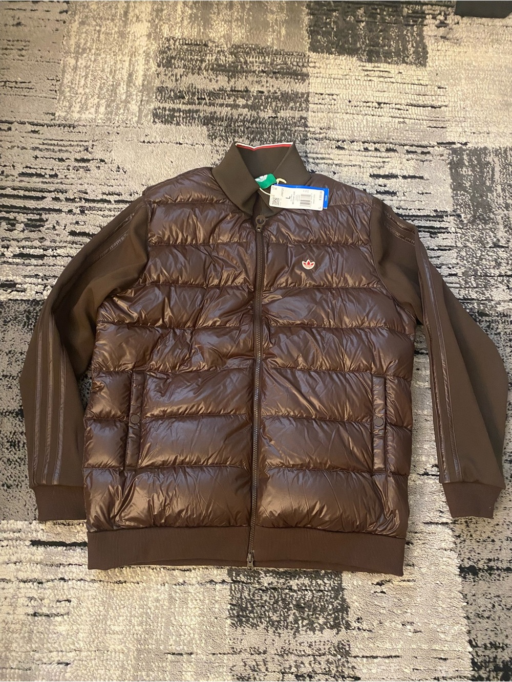 New Men’s Adidas Originals Golf MR Down Jacket Large JN9727